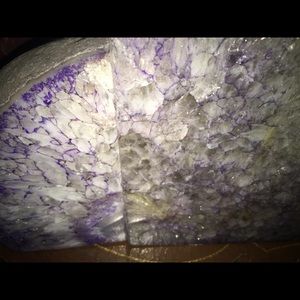 Agate Book Ends